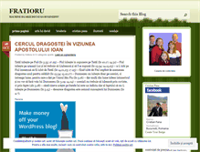 Tablet Screenshot of fratioru.wordpress.com