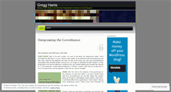 Desktop Screenshot of greggharris.wordpress.com