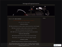 Tablet Screenshot of fotografiapuntoarte.wordpress.com