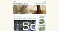 Desktop Screenshot of bonsaipflege.wordpress.com