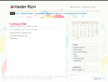 Tablet Screenshot of haiderriz.wordpress.com