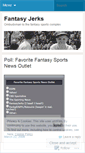 Mobile Screenshot of fantasyjerks.wordpress.com