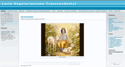 Desktop Screenshot of lactovegetarianismo.wordpress.com