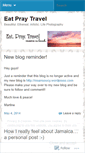 Mobile Screenshot of eatpraytravel.wordpress.com