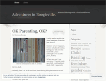 Tablet Screenshot of mistressofboogie.wordpress.com