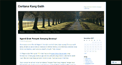 Desktop Screenshot of akanggalih.wordpress.com