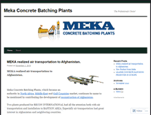 Tablet Screenshot of mekamarketing.wordpress.com