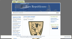 Desktop Screenshot of fororepublicano.wordpress.com