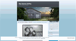 Desktop Screenshot of missvictoria.wordpress.com