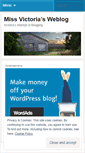 Mobile Screenshot of missvictoria.wordpress.com