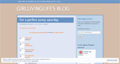 Desktop Screenshot of girllivinglife.wordpress.com