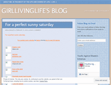 Tablet Screenshot of girllivinglife.wordpress.com