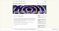 Desktop Screenshot of geelongartsalliance.wordpress.com