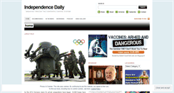 Desktop Screenshot of independencedaily.wordpress.com