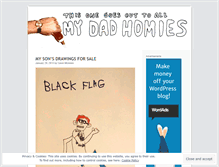 Tablet Screenshot of mydadhomies.wordpress.com