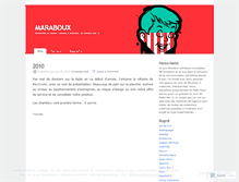 Tablet Screenshot of maraboux.wordpress.com
