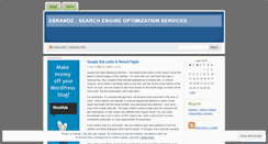 Desktop Screenshot of ebrandz.wordpress.com