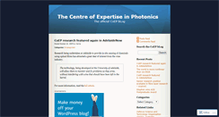 Desktop Screenshot of coephotonics.wordpress.com