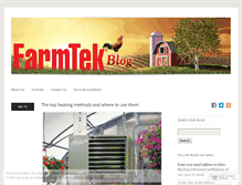 Tablet Screenshot of farmtek.wordpress.com