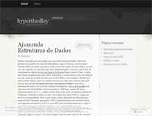 Tablet Screenshot of hyperthedley.wordpress.com