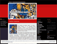 Tablet Screenshot of movimientonuestraamerica.wordpress.com