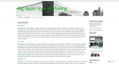 Desktop Screenshot of bigapplestylemarketing.wordpress.com