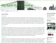 Tablet Screenshot of bigapplestylemarketing.wordpress.com