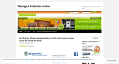 Desktop Screenshot of gaangas.wordpress.com