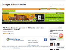 Tablet Screenshot of gaangas.wordpress.com