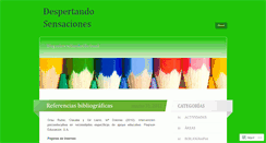 Desktop Screenshot of despertandosensaciones.wordpress.com