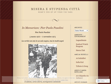Tablet Screenshot of miseraestupendacitta.wordpress.com