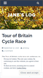 Mobile Screenshot of janeslog.wordpress.com