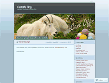 Tablet Screenshot of castoffs.wordpress.com