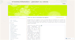 Desktop Screenshot of 61esimokm.wordpress.com