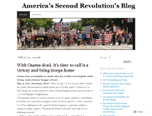 Tablet Screenshot of americassecondrevolution.wordpress.com