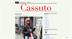 Desktop Screenshot of cassuto.wordpress.com