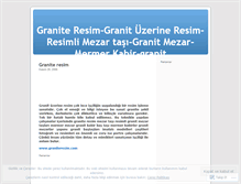 Tablet Screenshot of graniteresim.wordpress.com