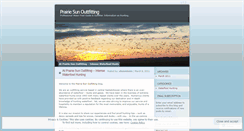 Desktop Screenshot of prairiesunoutfitting.wordpress.com