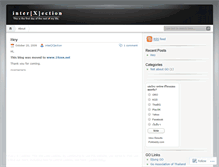 Tablet Screenshot of interxection.wordpress.com