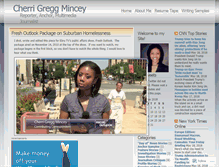 Tablet Screenshot of cherrigregg.wordpress.com