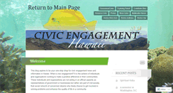 Desktop Screenshot of civicengagementhawaii.wordpress.com