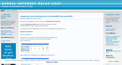 Desktop Screenshot of euskalirc.wordpress.com