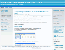 Tablet Screenshot of euskalirc.wordpress.com