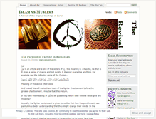 Tablet Screenshot of islamversusmuslims.wordpress.com