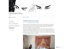 Tablet Screenshot of christinakblog.wordpress.com