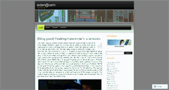 Desktop Screenshot of aidanatcern.wordpress.com