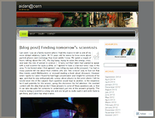 Tablet Screenshot of aidanatcern.wordpress.com