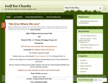 Tablet Screenshot of golfforcharity.wordpress.com