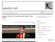 Tablet Screenshot of genderkid.wordpress.com