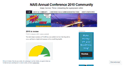 Desktop Screenshot of naisac10.wordpress.com
